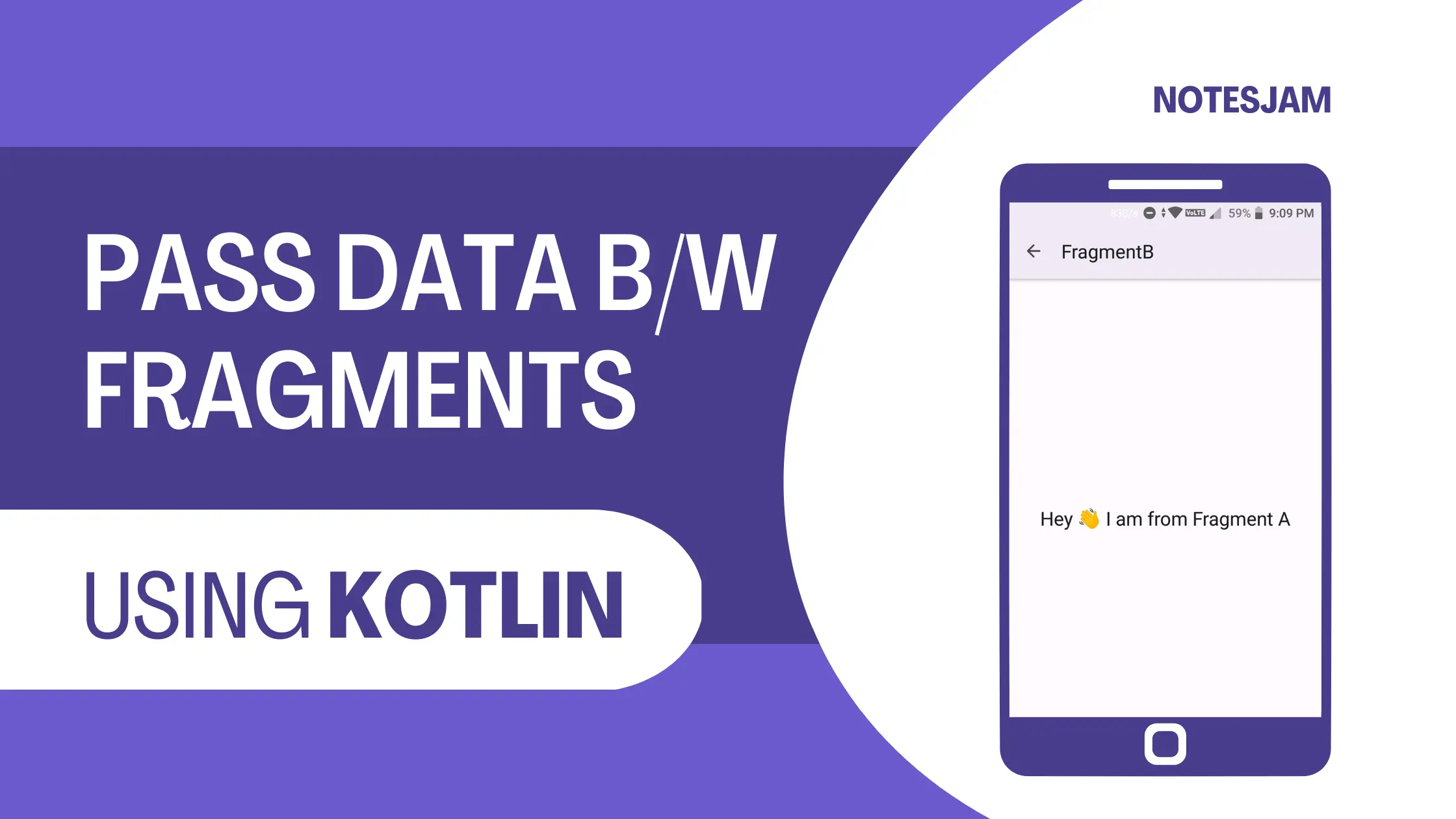 Passing data between fragments using android navigation SafeArgs example