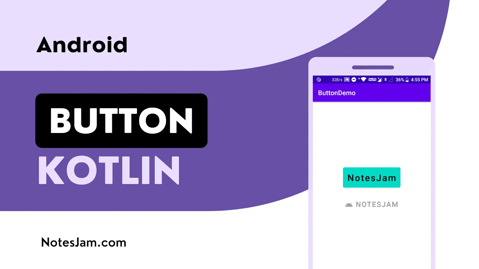 Android Button Using Kotlin With Example