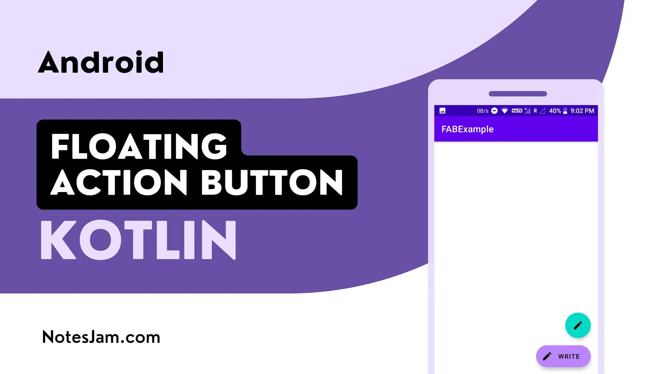 Floating Action Button In Android Using Kotlin