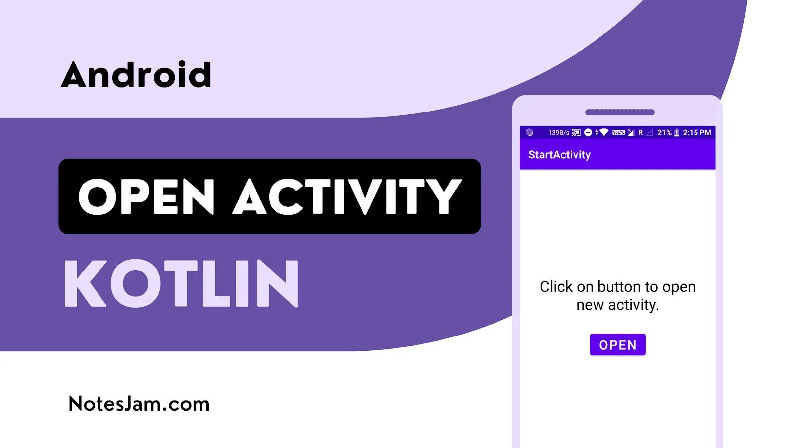 Start activity on button click